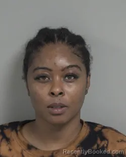 Mugshot of Shakirra Antoniese Burns booked in Cabarrus County, North Carolina on August 11, 2026