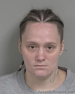 Mugshot of Amaya Michelle Treadway booked in Cabarrus County, North Carolina on September 14, 2026