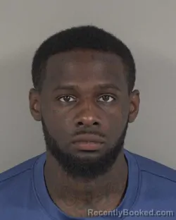 Mugshot of Tyree Pharhoah Marqui Felton booked in Cabarrus County, North Carolina on September 11, 2026