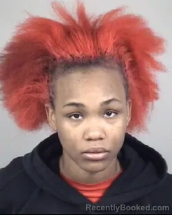 Mugshot of Anijah Destiny Caruth booked in Cabarrus County, North Carolina on September 29, 2026