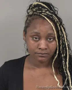 Mugshot of Kebriana Tinae Mclaughlin booked in Cabarrus County, North Carolina on July 26, 2026