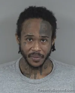 Mugshot of Terrance Denzel Robinson booked in Cabarrus County, North Carolina on August 10, 2026