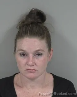 Mugshot of Jessica Michelle Shackleford booked in Cabarrus County, North Carolina on September 7, 2026