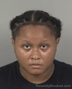 Mugshot of Branae Ashlea Davis booked in Cabarrus County, North Carolina on October 8, 2026