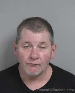 Mugshot of Mark Luther Peacock booked in Cabarrus County, North Carolina on August 1, 2026