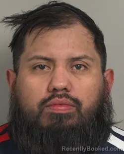 Mugshot of Renato Omar Vargas Cruz booked in Cabarrus County, North Carolina on September 26, 2026