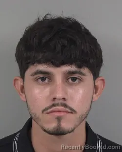 Mugshot of Alexander Rios Teran booked in Cabarrus County, North Carolina on October 4, 2026