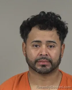Mugshot of Luis Ernesto Andrade Pacheco booked in Cabarrus County, North Carolina on October 8, 2026