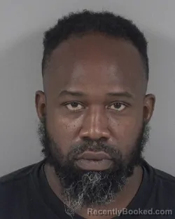 Mugshot of Anthony Dashawn Hardesty booked in Cabarrus County, North Carolina on August 15, 2026