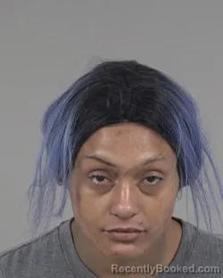 Mugshot of Courtney Renee Simpson booked in Cabarrus County, North Carolina on July 28, 2026