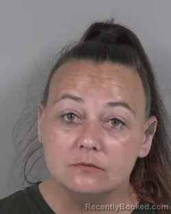 Mugshot of ASHLEY NICHOLE CARROLL booked in Cabarrus County, North Carolina on June 7, 2026