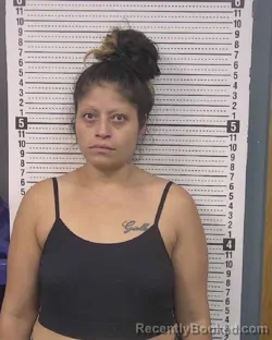 Mugshot of Yesenia Diaz Sanchez booked in Caldwell County, North Carolina on October 16, 2026