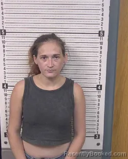 Mugshot of ALLAYAH DANIELLE RIDING RAY booked in Caldwell County, North Carolina on July 4, 2026