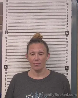 Mugshot of Ashley Michelle Scott booked in Caldwell County, North Carolina on August 10, 2026