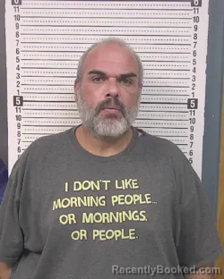 Mugshot of James Jason Perscola booked in Caldwell County, North Carolina on October 4, 2026