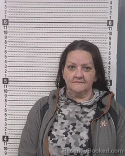 Mugshot of ANGELA JEAN AUTON booked in Caldwell County, North Carolina on April 8, 2026