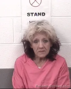 Mugshot of LINDA ANN MCLEAN booked in Caldwell County, North Carolina on May 21, 2026