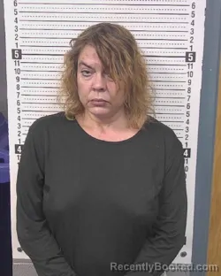 Mugshot of Karla Michelle Hoffman booked in Caldwell County, North Carolina on August 3, 2026