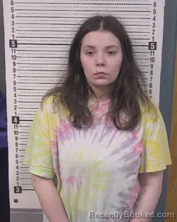 Mugshot of Makayla Moriah Ramsey booked in Caldwell County, North Carolina on August 7, 2026