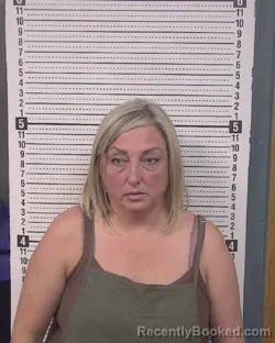 Mugshot of Jennifer Elliott Campbell booked in Caldwell County, North Carolina on August 14, 2026