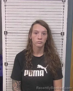 Mugshot of Laura Diane Penley booked in Caldwell County, North Carolina on August 23, 2026
