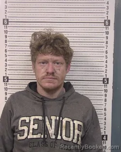 Mugshot of BRADLEY EVAN LANEY booked in Caldwell County, North Carolina on March 22, 2026