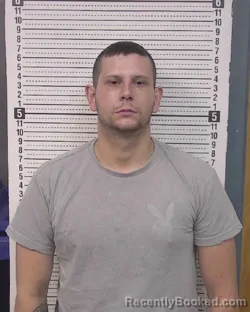 Mugshot of Aaron Wolfgang Upton booked in Caldwell County, North Carolina on October 20, 2026