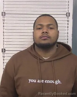 Mugshot of DANTE DUVON MOORE booked in Caldwell County, North Carolina on March 17, 2026