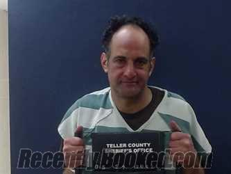 Booking photo from Teller County, Colorado