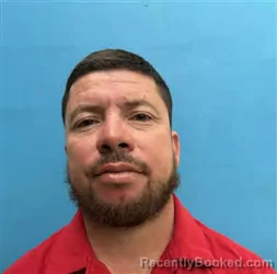 Mugshot of Jesus Heriberto Beltran Araujo booked in Desoto County, Florida on July 7, 2026