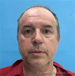 Mugshot of Kevin Mark Fox booked in Desoto County, Florida on October 9, 2026