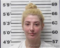 Mugshot of LIA BRIANNE ARNOLD booked in Carteret County, North Carolina on June 24, 2026