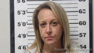 Mugshot of Jennifer Kay Caton Booher booked in Carteret County, North Carolina on October 3, 2026
