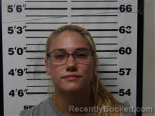 Mugshot of Kaylie Lavoyne Cantrell booked in Carteret County, North Carolina on August 20, 2026