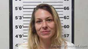 Mugshot of LAUREN DIANE JOHNSTON booked in Carteret County, North Carolina on March 26, 2026