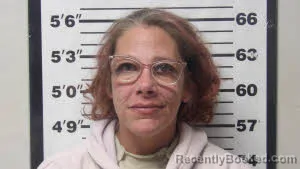 Mugshot of ALENA MARIE MACKAY booked in Carteret County, North Carolina on March 19, 2026