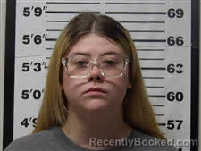 Mugshot of Kylie Nicole Mehegan booked in Carteret County, North Carolina on August 6, 2026