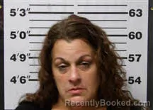 Mugshot of Erica Louise Zabroski booked in Carteret County, North Carolina on October 23, 2026