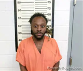 Mugshot of Takanta Jarrod Thompson booked in Caswell County, North Carolina on October 8, 2026