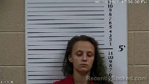 Mugshot of Annabella Leigh Anderson booked in Cherokee County, North Carolina on August 21, 2026