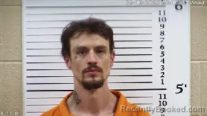 Mugshot of Brandon Paul Ashburn booked in Cherokee County, North Carolina on May 13, 2026