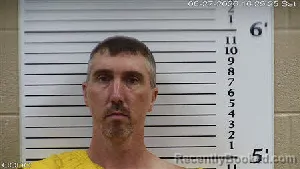 Mugshot of Joshua Mark Allen booked in Cherokee County, North Carolina on June 27, 2026