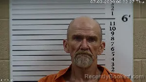 Mugshot of Jeffery Lynn Bailey booked in Cherokee County, North Carolina on July 2, 2026