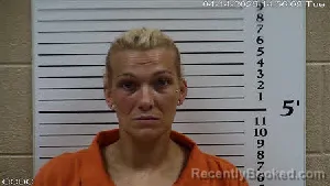 Mugshot of Samantha Lynn Bailey booked in Cherokee County, North Carolina on April 14, 2026