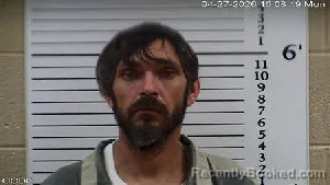 Mugshot of Terry Dewayne Butler booked in Cherokee County, North Carolina on April 27, 2026