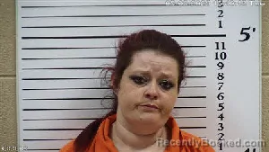 Mugshot of Ashley Tonya Crisp booked in Cherokee County, North Carolina on May 5, 2026