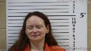 Mugshot of Kaycie Nichole Copeland booked in Cherokee County, North Carolina on July 25, 2026
