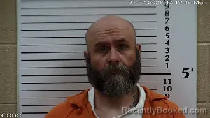 Mugshot of Roger Dwyane Cantrell booked in Cherokee County, North Carolina on April 27, 2026