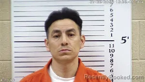 Mugshot of Roberto Mendez De La Cruz booked in Cherokee County, North Carolina on July 23, 2026