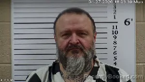 Mugshot of William Vincent Cody booked in Cherokee County, North Carolina on April 27, 2026